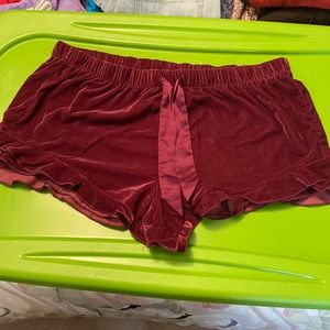 Victoria’s Secret Velvet Shorts